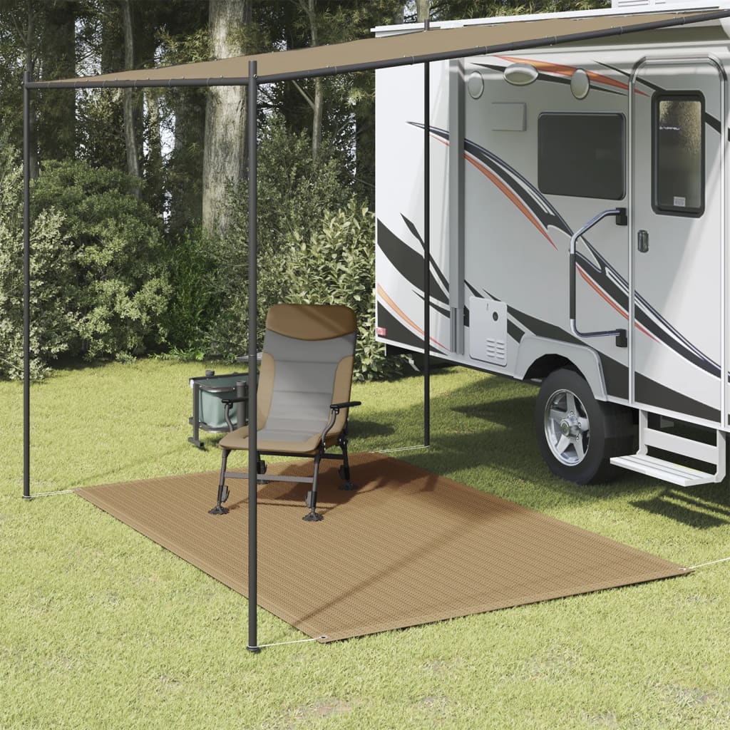 Tappeto tenda Vidaxl 250x200 cm taupe