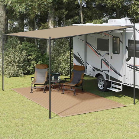 Vidaxl Zelt Teppich 250x400 cm Taupe