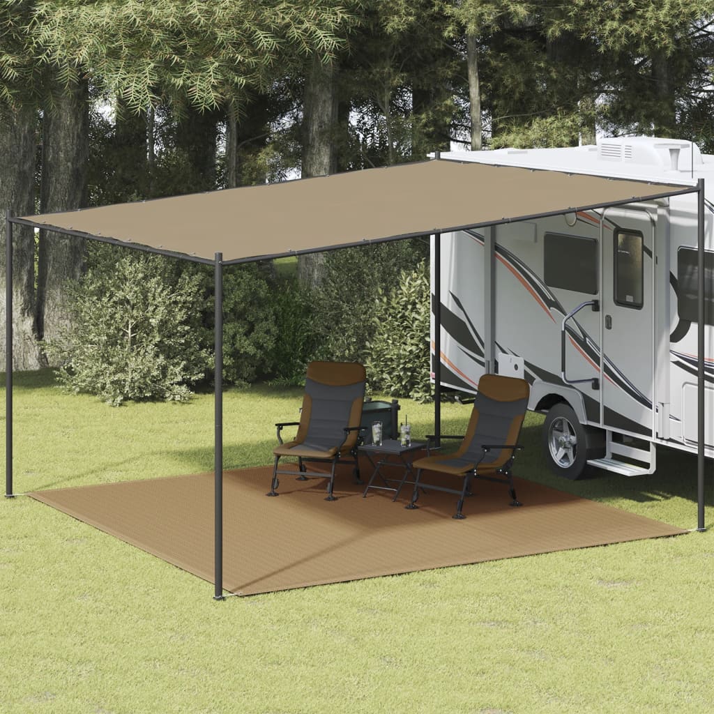 Vidaxl telt teppe 400x400 cm taupe