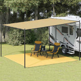 Vidaxl Zelt Teppich 400x400 cm Beige
