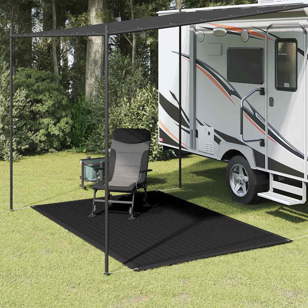 Vidaxl Zelt Teppich 250x200 cm Schwarz