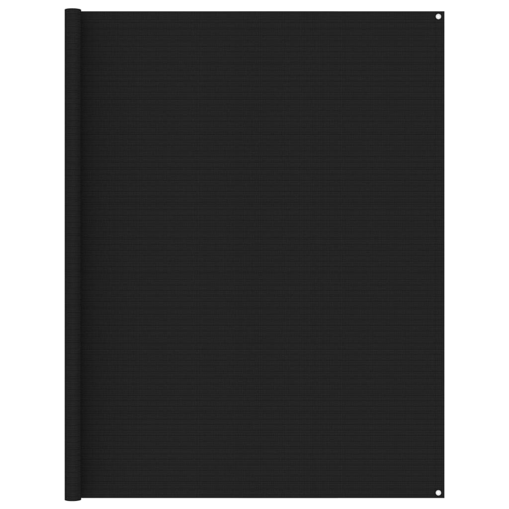 Tapis de tente Vidaxl 250x250 cm noir