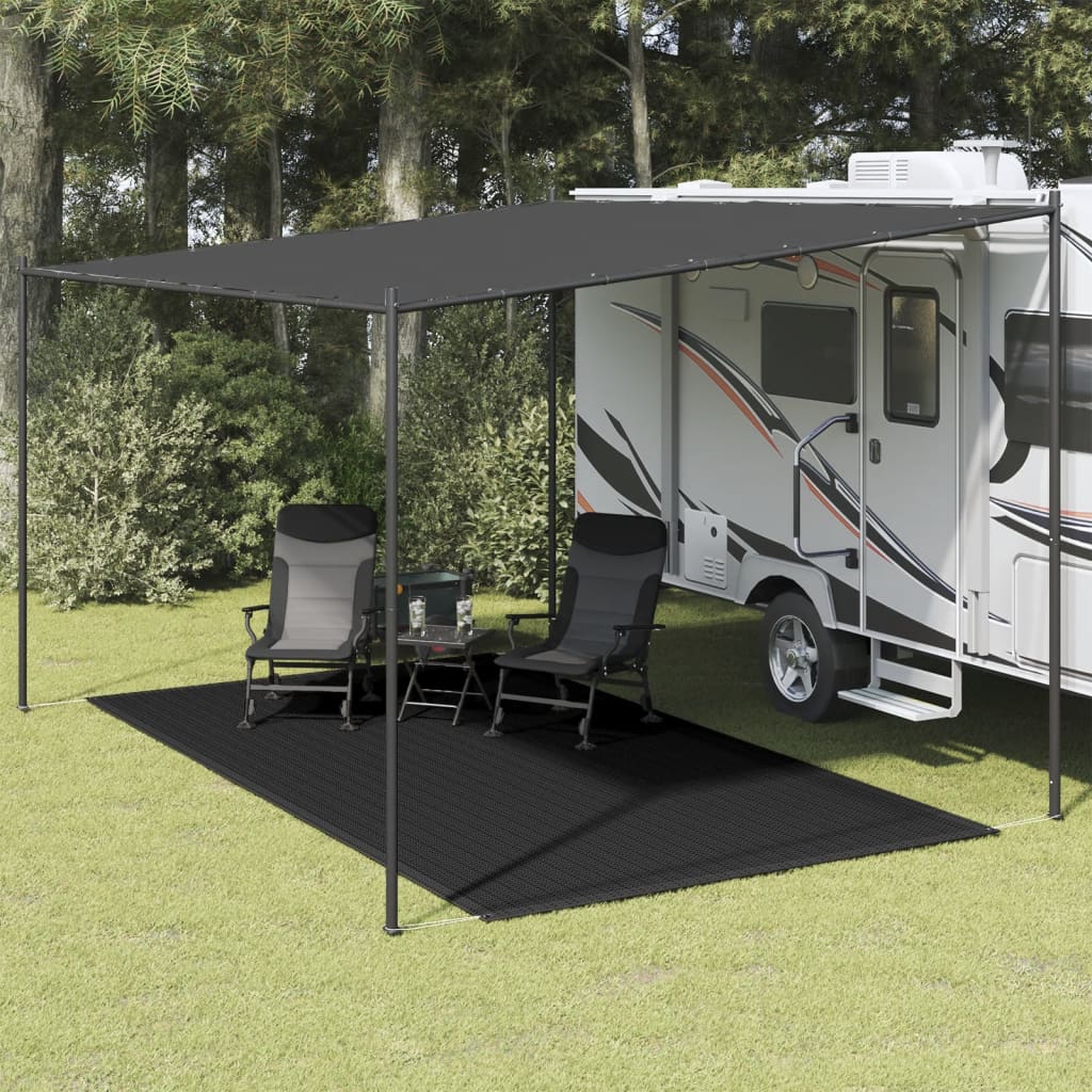 Tappeto tenda Vidaxl 250x350 cm nero