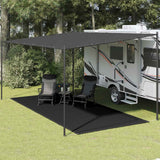 Vidaxl Zelt Teppich 250x550 cm Schwarz