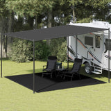 Vidaxl Tent Tappet 400x400 cm HDPE Nero