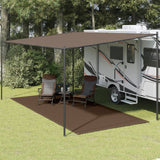 Tappeto tenda Vidaxl 250x500 cm marrone