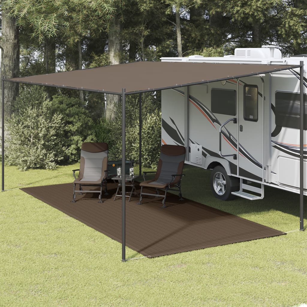 Tappeto tenda Vidaxl 250x550 cm marrone