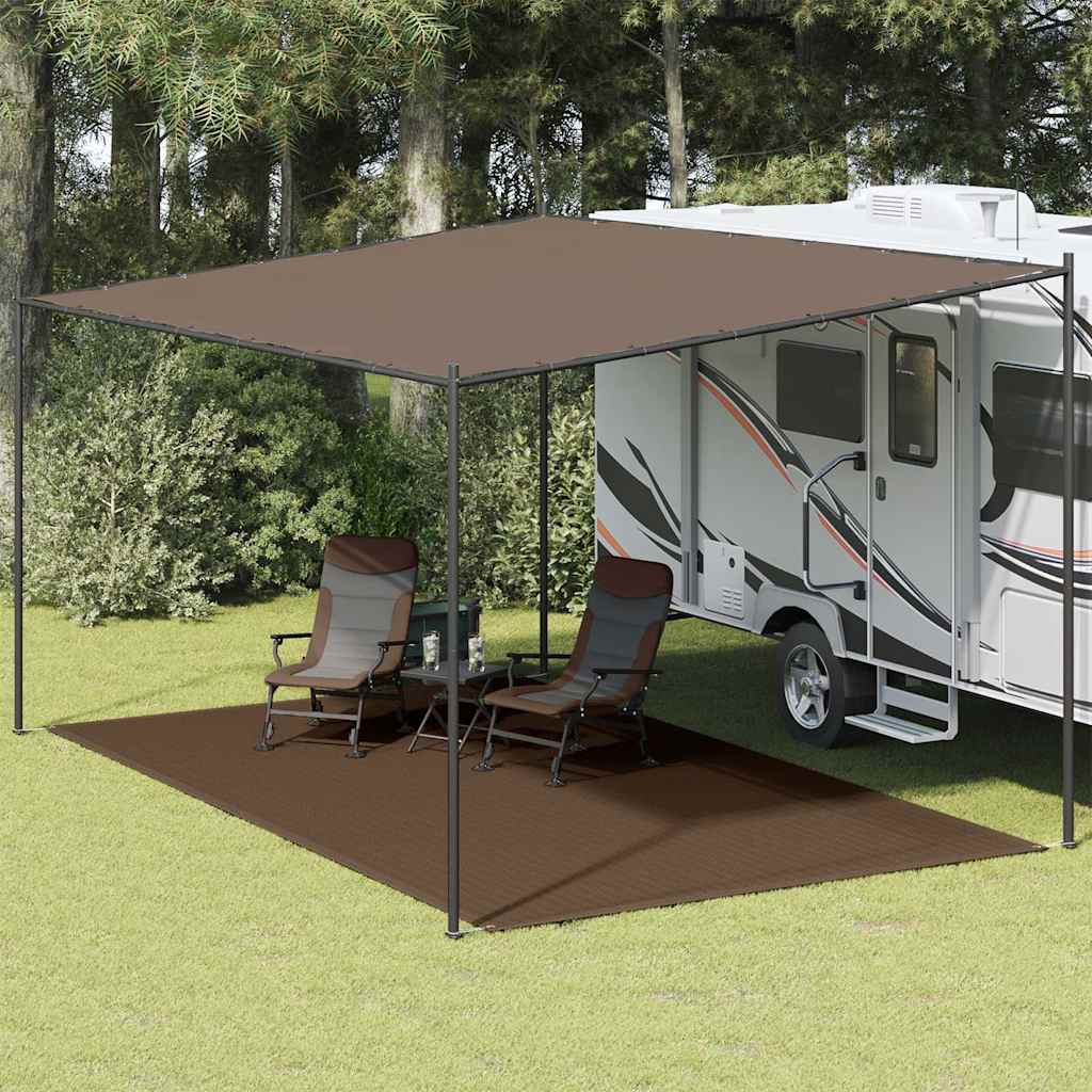 Vidaxl Zelt Teppich 300x500 cm Braun