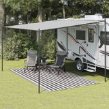 Vidaxl Tent Tappet 200x400 cm antracite -colorato e bianco