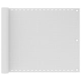 Vidaxl Balkon Bildschirm 75x500 cm HDPE Weiß