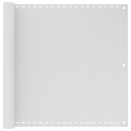 Vidaxl Balkon Bildschirm 90x300 cm HDPE Weiß