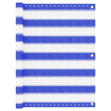 Vidaxl Balcony screen 75x300 cm HDPE Blue and White