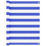 Vidaxl Balkon Bildschirm 90x300 cm HDPE Blau und Weiß