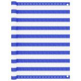 Vidaxl Balkon Bildschirm 120x300 cm HDPE Blau und Weiß