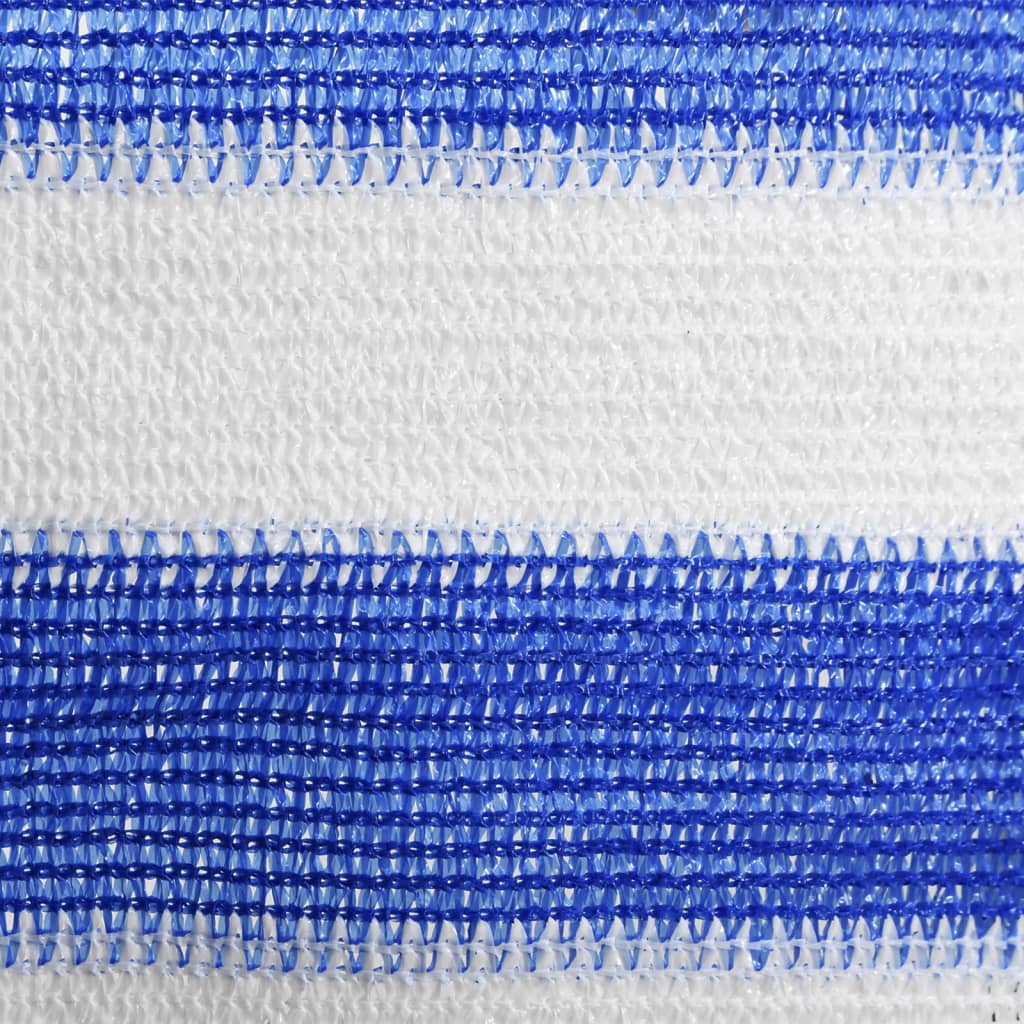 Obrazovka balkonu Vidaxl 120x300 cm HDPE Blue and White