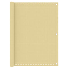 Vidaxl Balkon Bildschirm 120x300 cm HDPE Beige