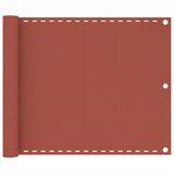 Vidaxl Balkon ekran 75x500 cm HDPE Terracotta -colored