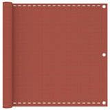 Vidaxl Balcony Screen 90x300 cm HDPE Terracotta -Colored