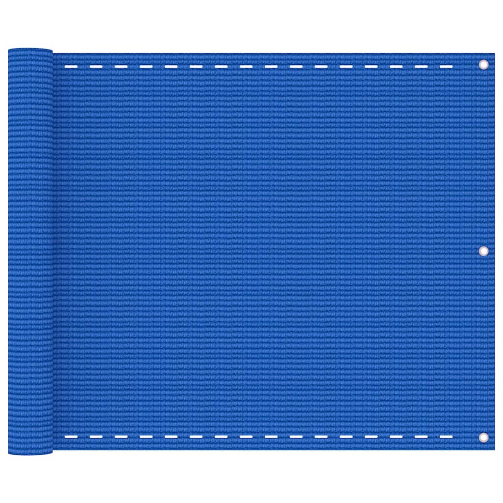 Vidaxl balkonskærm 75x500 cm HDPE Blue