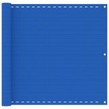 VidaXL Balkonscherm 90x600 cm HDPE blauw