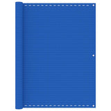 Vidaxl Balkon Bildschirm 120x500 cm HDPE Blau