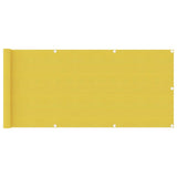 Vidaxl Balcony Schermata 75x300 cm HDPE Yellow