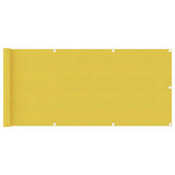 Vidaxl Balkon Bildschirm 75x400 cm HDPE Gelb