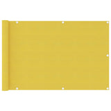 Vidaxl Balkon Bildschirm 90x400 cm HDPE Gelb