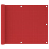 BIDAXL BALCONY SCREEN 75x500 cm HDPE RED