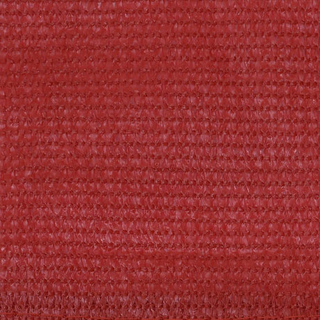 Vidaxl Balkon Bildschirm 90x400 cm HDPE -Rot