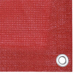 Vidaxl Balkon Bildschirm 120x300 cm HDPE -Rot