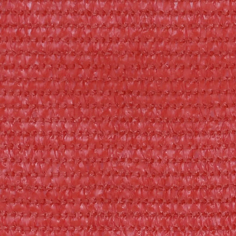 VIDAXL -Balkon -Bildschirm 120x500 cm HDPE -Rot