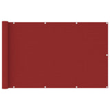 BIDAXL BALCONY SCREEN 120x600 cm HDPE RED