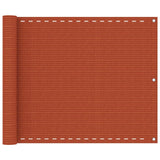 Vidaxl Balkon Bildschirm 75x300 cm HDPE Oranje