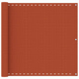 Vidaxl Balkon Bildschirm 90x500 cm HDPE Oranje