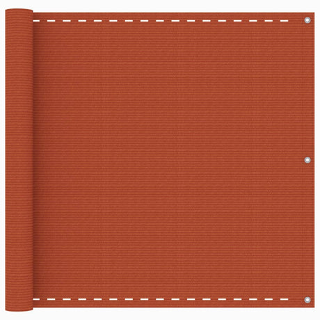Vidaxl Balkon Bildschirm 90x500 cm HDPE Oranje