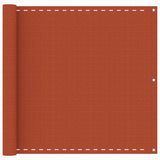 Vidaxl Balkon Bildschirm 90x600 cm HDPE Oranje