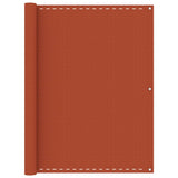 Vidaxl Balkon Bildschirm 120x500 cm HDPE Oranje