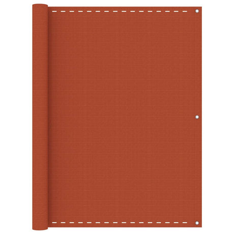 Vidaxl Balkon Bildschirm 120x500 cm HDPE Oranje