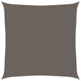 Vidaxl Zonnezeil 160 g m² 6 x 6 M HDPE -Anthrazit -gelöscht
