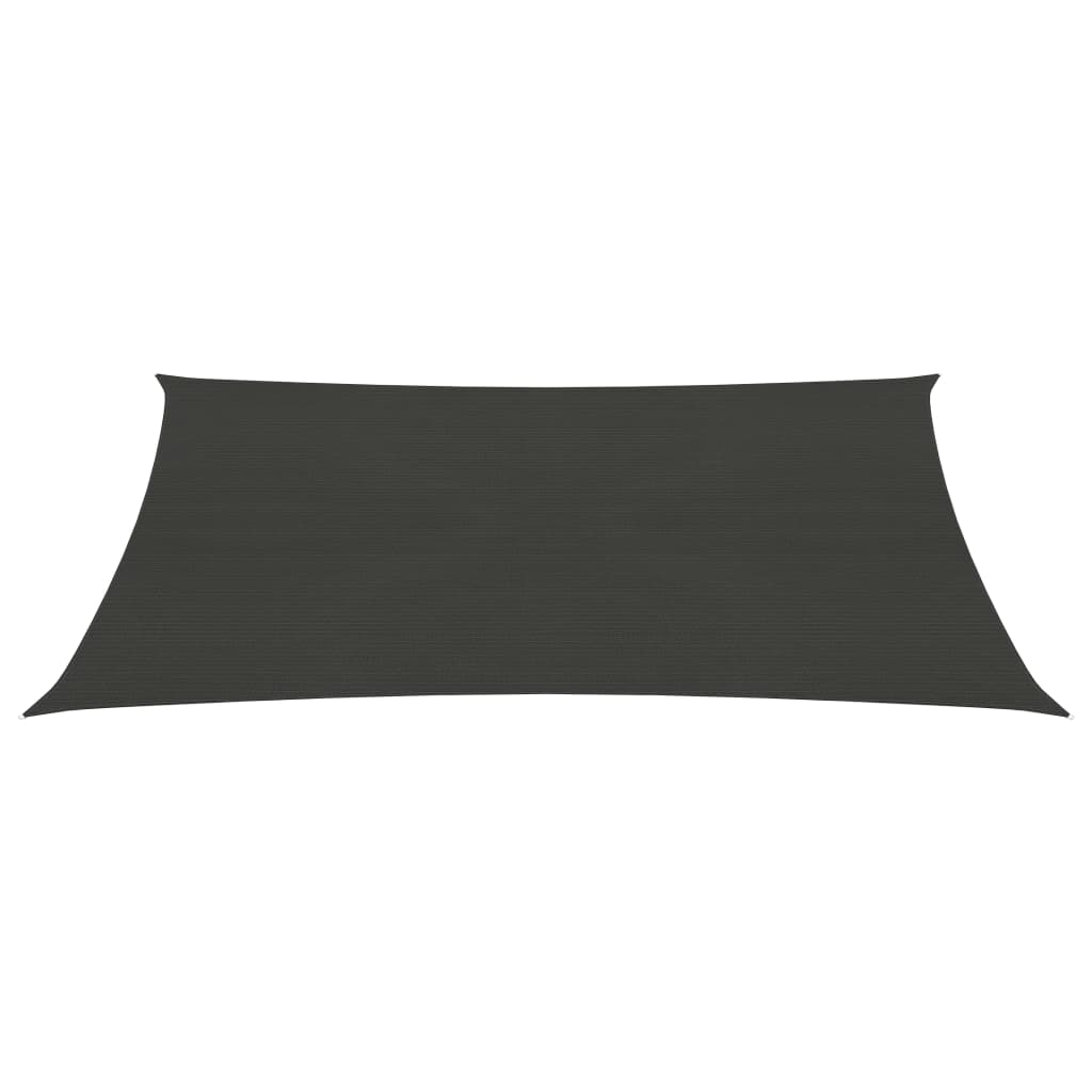 Vidaxl zonnenze 160 g m².,5x3 m hdpe Anthracite -colored