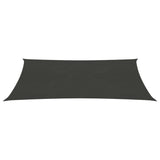 Vidaxl zonnezil 160 g m² 5x8 m anthracite hdpe -colored