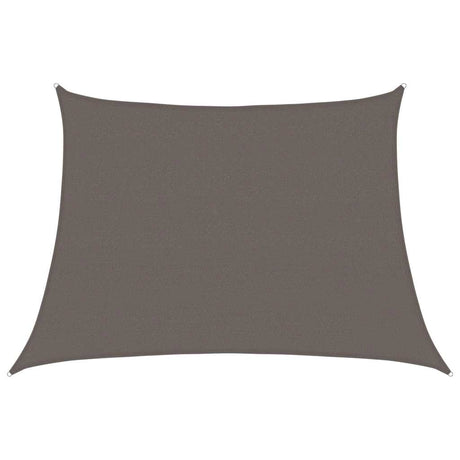 Vidaxl zonnezeil 160 g m² 4 5x3 m hdpe antracietkleurig