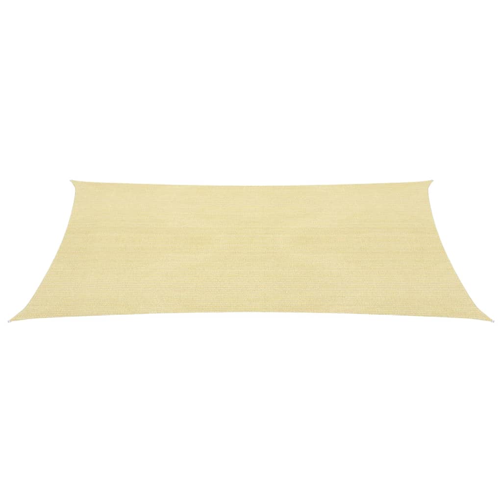 Vidaxl Zonnezeil 160 g m² 2,5x2,5 m Hdpe Beige