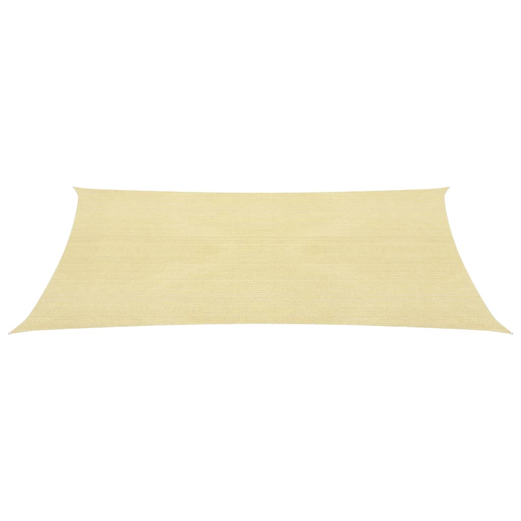 Vidaxl Zonnezeil 160 g m² 2x2,5 m beige HDPE