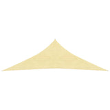 Vidaxl Zonnezeil 160 g m² 2,5 x 2,5 x 3,5 M HDPE -Beige