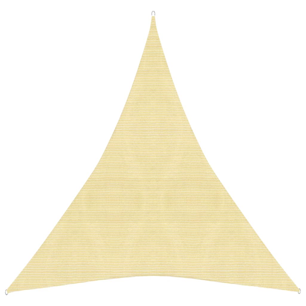 Vidaxl Zonnezeil 160 g m² 5x7x7 m Hdpe beige