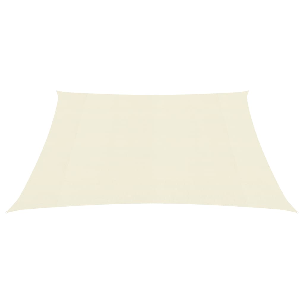 Vidaxl Zonnezeil 160 g m² 3x3 m HDPE Cream -colored