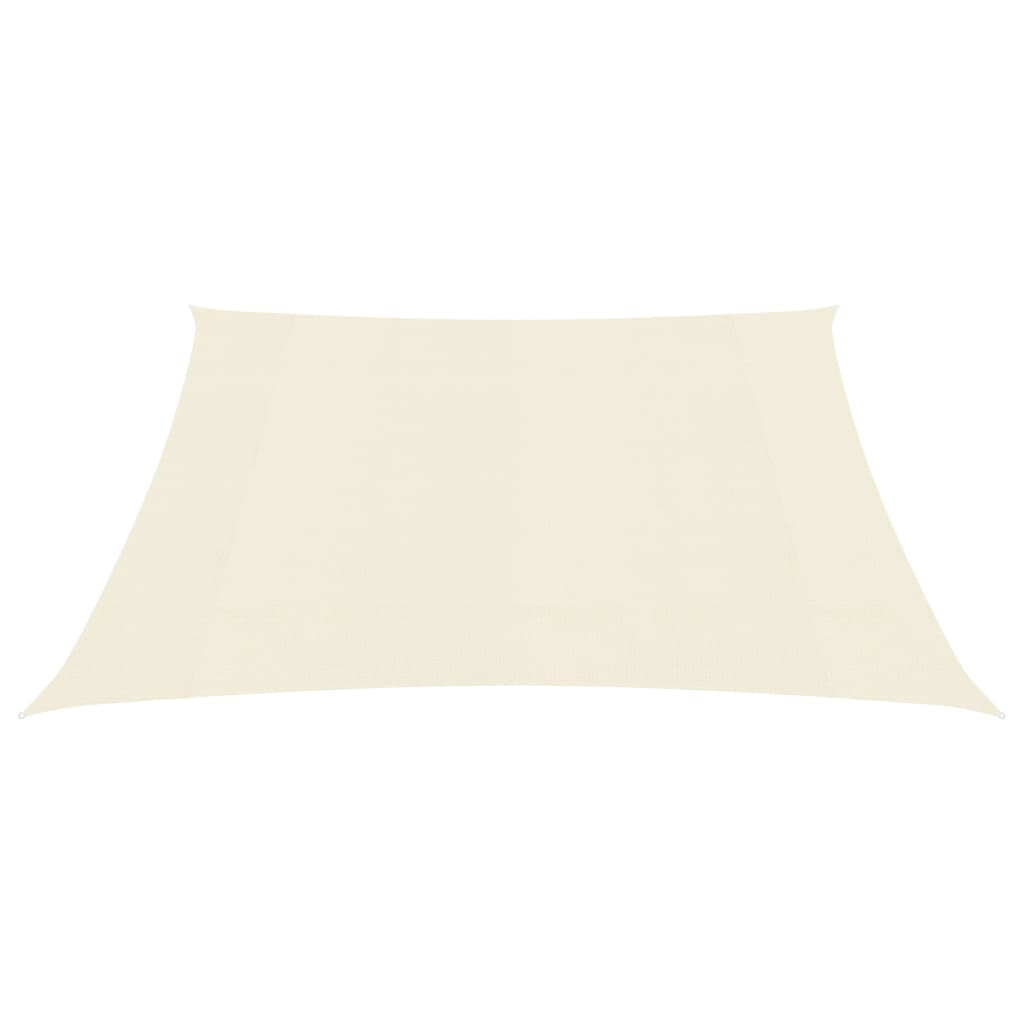 Vidaxl Zonnezeil 160 g m² 4.5x4.5 m HDPE Cream -colored