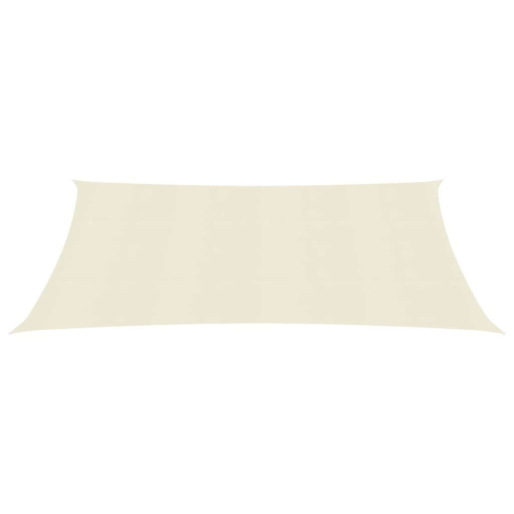 Vidaxl Zonnezeil 160 g m² 2.5x3.5 m HDPE Cream -colored